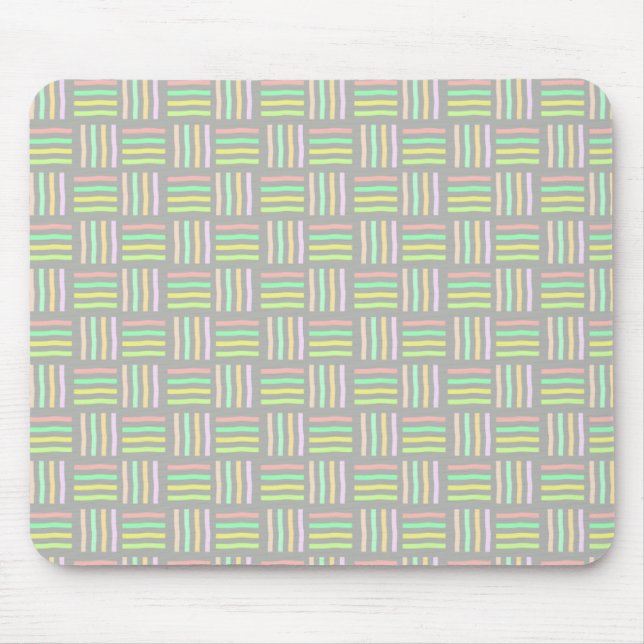 Mousepad Stripes Coloridas (Frente)
