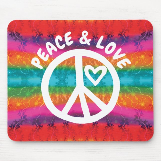 Mousepad Stripes de Cordas de Paz e Amor (Frente)