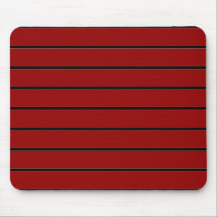 Mousepad Stripes Horizontais Vermelhas Pretas