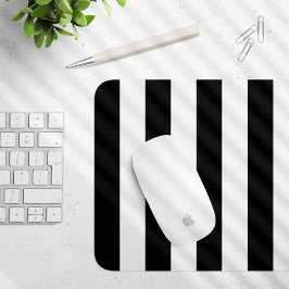 Mousepad Stripes Negras e Brancas, Padrões Strike, Linhas