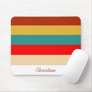 Mousepad stripes retro multicoloração