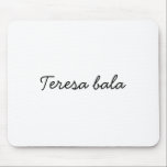 Mousepad Stylish Monogram Modern Minimalist White Script<br><div class="desc">Showcase your initials with this stylish modern monogram design. Featuring a minimalist white script and clean contemporary layout,  this chic design adds elegance to any workspace. Perfect for personalization or as a thoughtful gift for anyone who loves minimalist and modern aesthetics.</div>