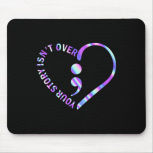 Mousepad Sua história não é sobre prevenção suicida consciê