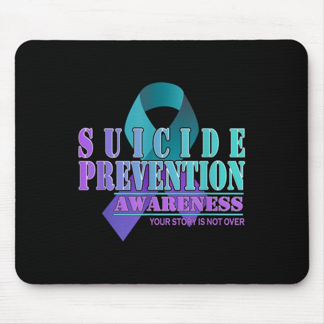 Mousepad Sua História Não Terminou Fique Prevenção de Suicí (Frente)