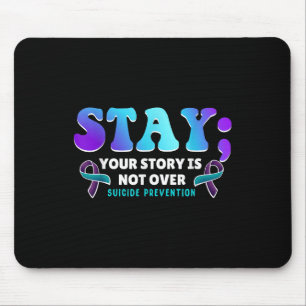 Mousepad Sua História Não Terminou Fique Prevenção de Suicí