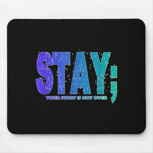 Mousepad Sua História Não Terminou Mantenha a Consciência d (Frente)