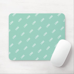 Mousepad Sua Imagem ou Logotipo Carregado em Padrão Verde
