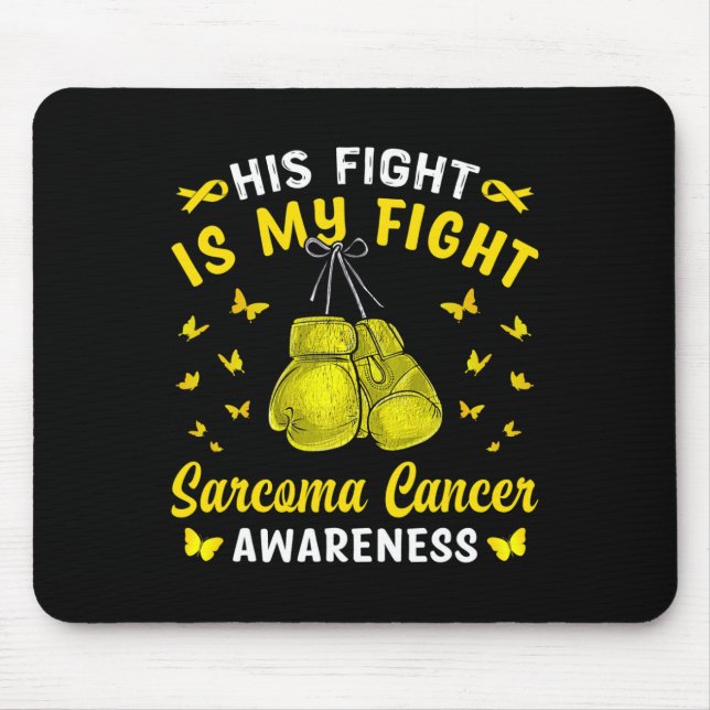 Mousepad Sua Luta É A Minha Caixa De Sensibilização Para O  (Frente)