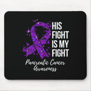 Mousepad Sua Luta É A Minha Consciência Do Câncer de pâncre