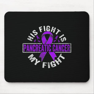 Mousepad Sua Luta É A Minha Consciência Do Câncer de pâncre