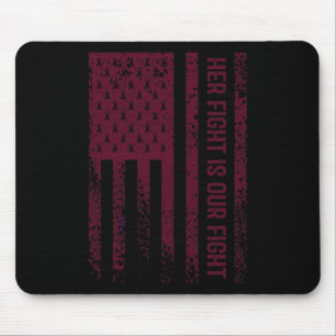 Mousepad Sua Luta É A Minha Luta Contra O Aneurismo Do Cére