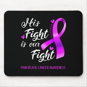 Mousepad Sua Luta É A Nossa Consciência Do Câncer de pâncre
