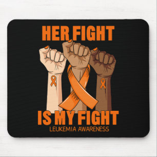 Mousepad Sua Luta É Minha Luta Consciência da Leucemia Sang