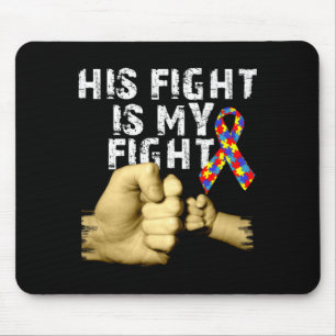 Mousepad Sua Luta É Minha Luta Conscientização do Autismo A