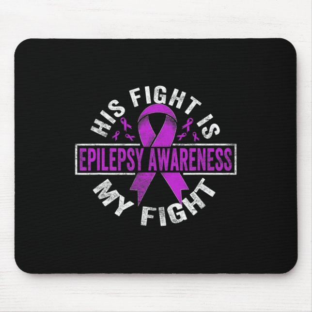 Mousepad Sua Luta É Minha Luta Contra A Consciência Da Epil (Frente)