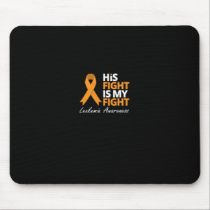 Mousepad Sua Luta É Minha Luta Contra A Leucemia Laranja Am
