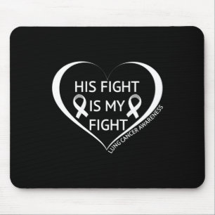 Mousepad Sua Luta É Minha Luta Contra O Cancer Pulmonar Mês