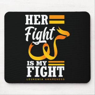 Mousepad Sua Luta É Minha Luta Mãe Filha Da Esposa Leuemia 