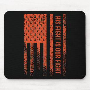 Mousepad Sua Luta É Nossa Luta Contra A Leucemia Sensibiliz