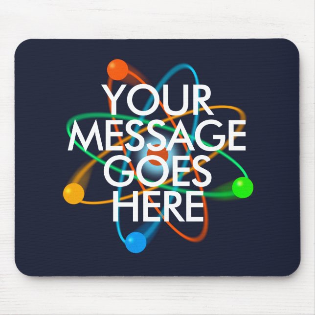 Mousepad SUA MENSAGEM Ciência (Frente)