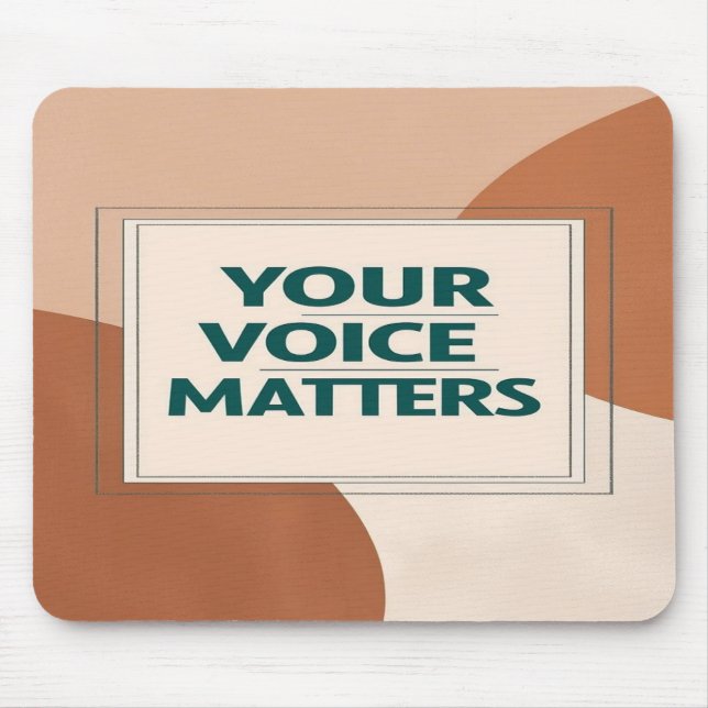 Mousepad Sua Voz Importa opção 3 (Frente)