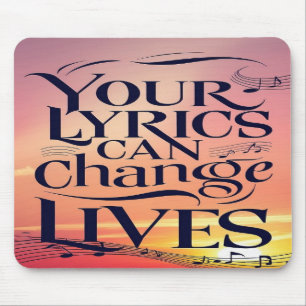 Mousepad Suas Letras Podem Mudar Vidas