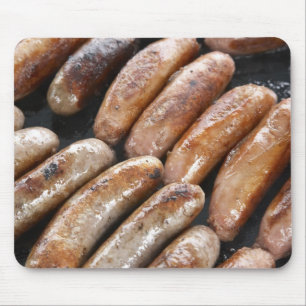Mousepad Suasages on Barbeque