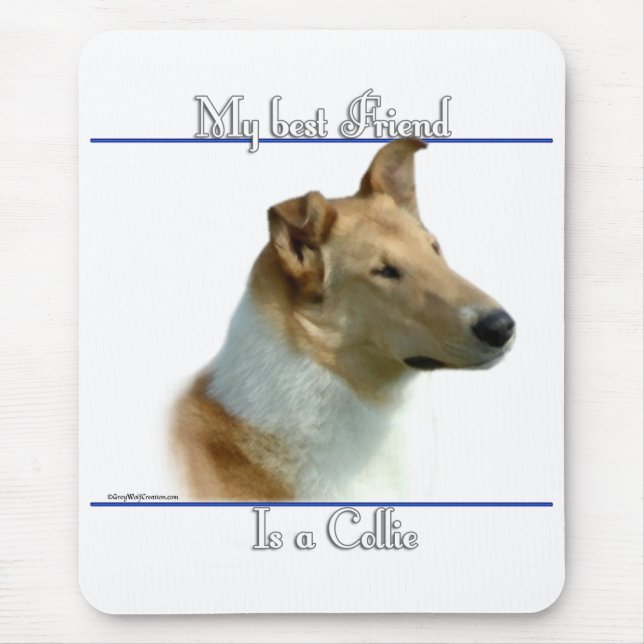 Mousepad Suave Collie Melhor Amigo 2 (Frente)