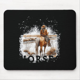 Mousepad Subestimar uma velha que monta cavalos 