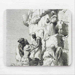 Mousepad Subida da grande pirâmide, século XIX