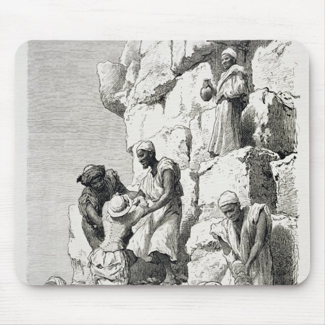 Mousepad Subida da grande pirâmide, século XIX (Frente)
