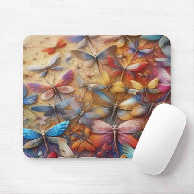 Mousepad Subtle Dragonflies  (Com mouse)