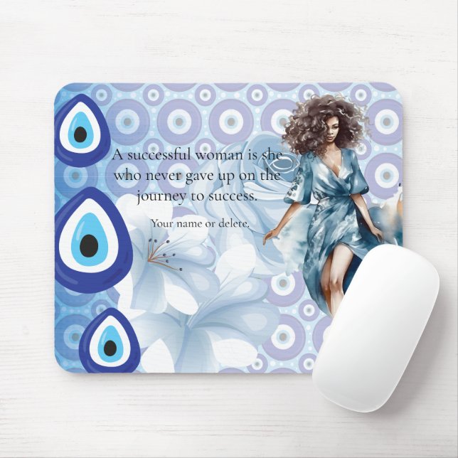Mousepad sucesso do chefe da Lady Americana Africana (Com mouse)