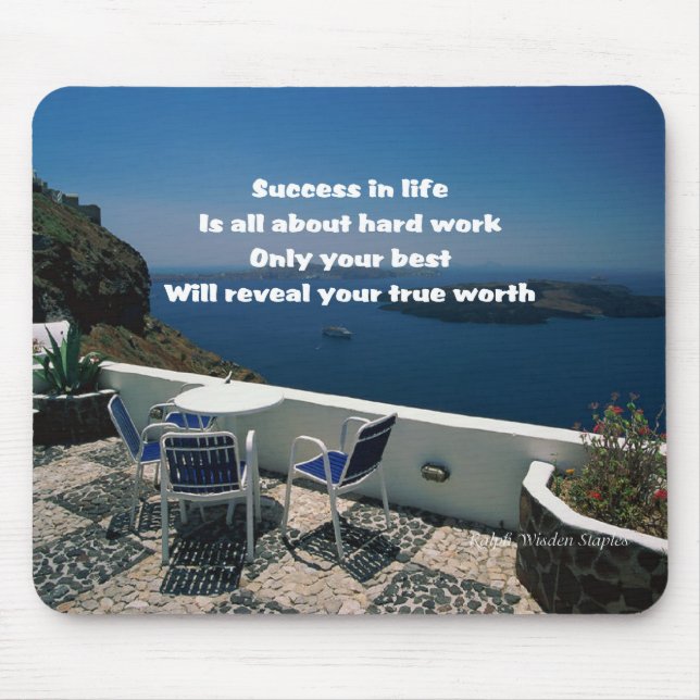 Mousepad Sucesso na vida (Frente)