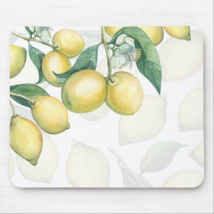 Mousepad Suculentas Moderno Chic Mármore Jardim Fiesta