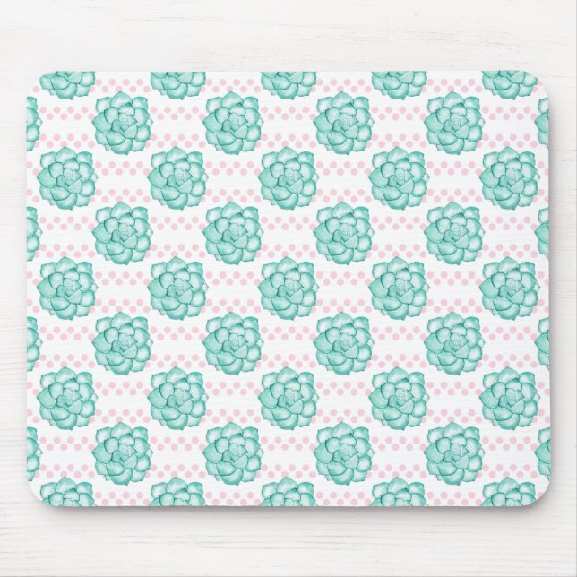 Mousepad Suculente Verde (Frente)
