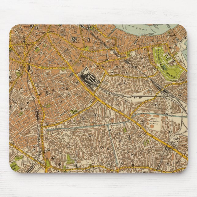Mousepad Sudeste de Londres (Frente)