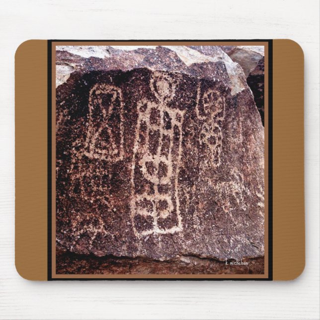 MOUSEPAD SUDOESTE AMERICANO DOS PETROGLYPHS, DESERTO DE (Frente)