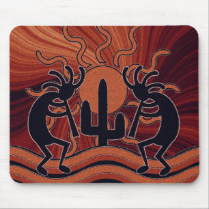 Mousepad Sudoeste de Kokopelli do cacto de Sun do deserto