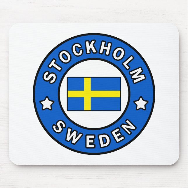 Mousepad Suecia de Estocolmo (Frente)