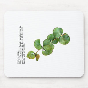 Mousepad Sugestão para mídia social: Eucalipto