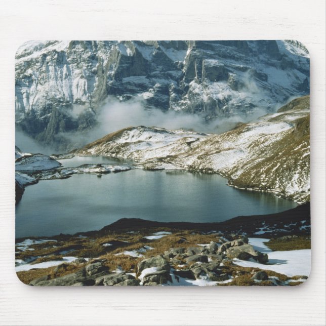 Mousepad Suíça, Grindelwald, Alpes Berneses, Vista (Frente)