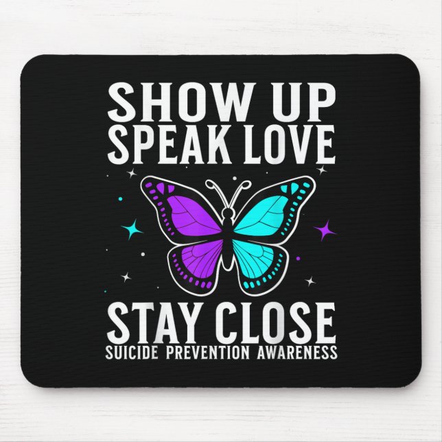 Mousepad Suicide Awareness Suprt Suicide Prevention Awarene (Frente)
