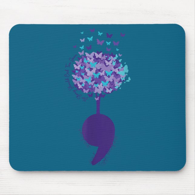 Mousepad Suicide Prevention Awareness No Story Should End T (Frente)