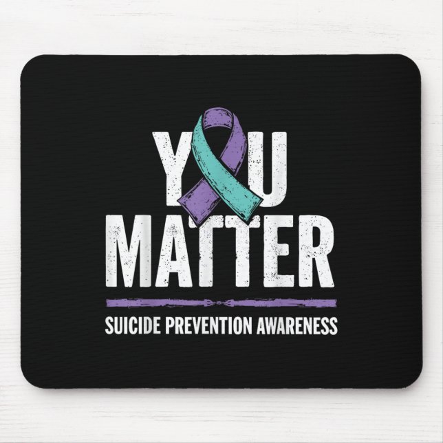 Mousepad Suicides Prevention Shirts Suicide Awareness  (Frente)