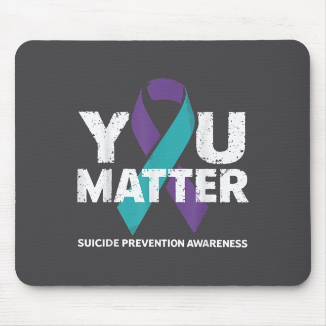Mousepad Suicides Prevention Shirts Suicide Awareness  (Frente)