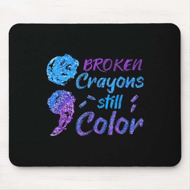 Mousepad Suicídio Mês de Sensibilização (Frente)