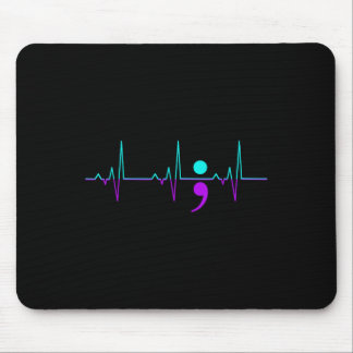 Mousepad Suicídio Sensibilização Pulsação Feliz Friso G