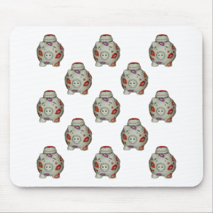 Mousepad Suíno Lipstick Adorável