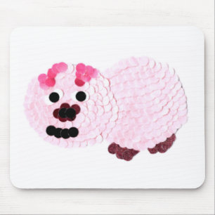 Mousepad Suíno Rosa